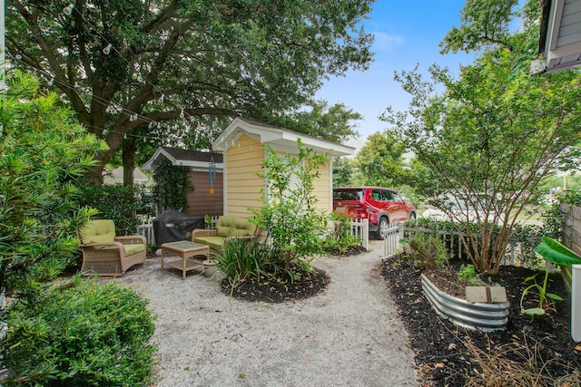 5134 E Liberty Park Cir N, Charleston, SC 29405 - view of yard featuring a shed