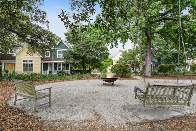 5134 E Liberty Park Cir N, Charleston, SC 29405 - view of property's community featuring a fire pit