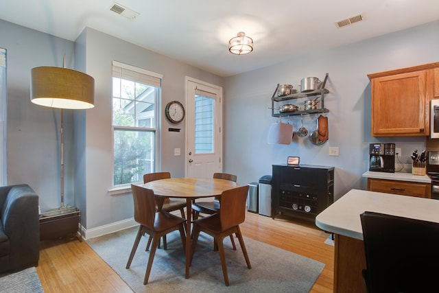 5134 E Liberty Park Cir N, Charleston, SC 29405 - dining area featuring light wood-type flooring and baseboards