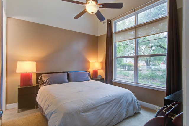 5134 E Liberty Park Cir N, Charleston, SC 29405 - bedroom featuring light carpet, multiple windows, and a ceiling fan