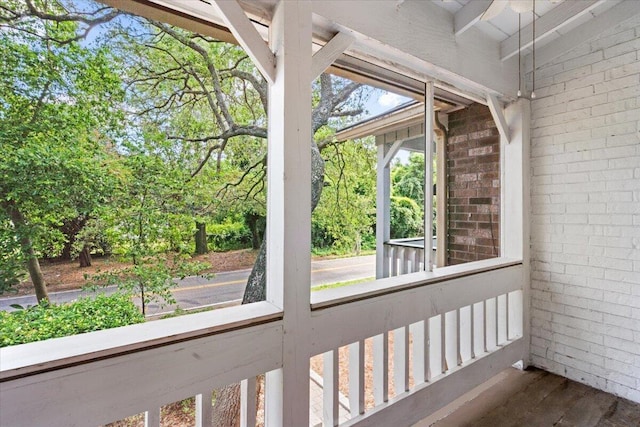 1383 Camp Rd Unit C, Charleston, SC 29412 - view of unfurnished sunroom