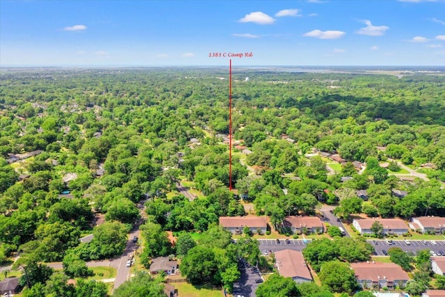 1383 Camp Rd Unit C, Charleston, SC 29412 - aerial view of a heavily wooded area