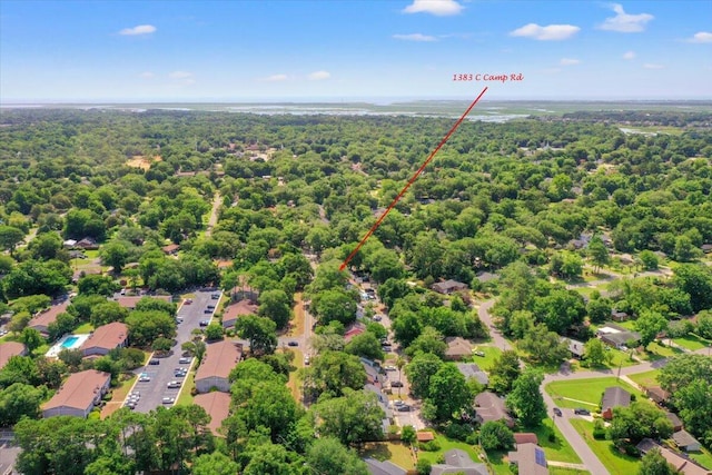 1383 Camp Rd Unit C, Charleston, SC 29412 - drone / aerial view of a heavily wooded area