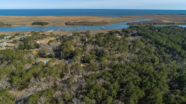 0 Doar Rd, Awendaw, SC 29429 - aerial view of property and surrounding area with a large body of water and a heavily wooded area