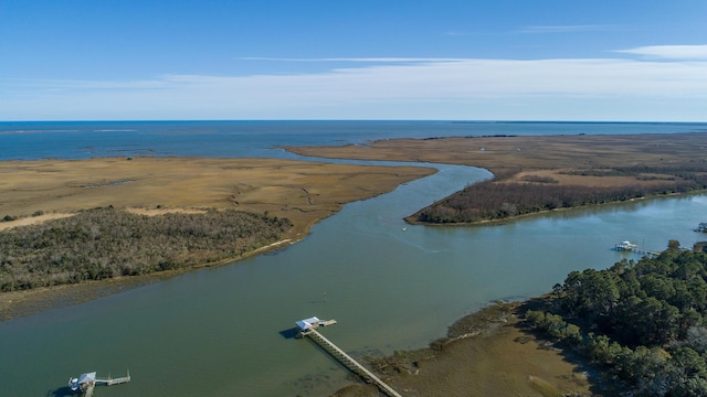0 Doar Rd, Awendaw, SC 29429 - drone / aerial view of a large body of water
