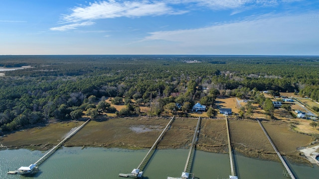 0 Doar Rd, Awendaw, SC 29429 - aerial view of property's location with a heavily wooded area and a nearby body of water