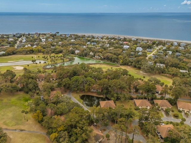 818 Club Cottage Ct, Edisto Beach, SC 29438 - aerial view of property's location featuring a large body of water, a golf club, and nearby suburban area