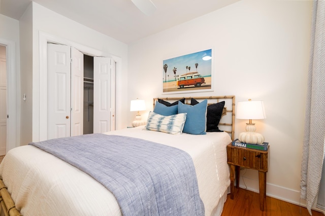 31 Lyttleton Ave, Charleston, SC 29407 - bedroom featuring wood finished floors and a closet