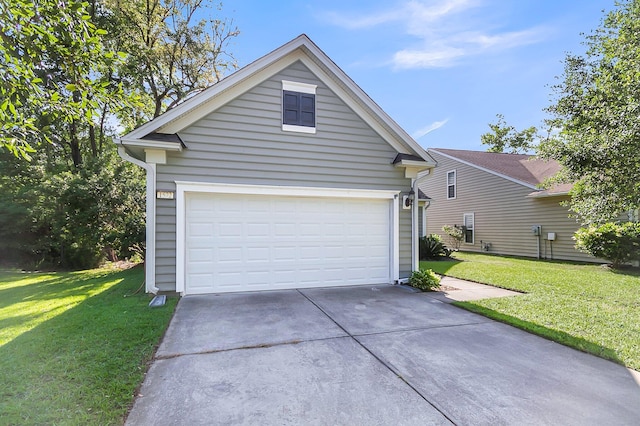 exterior space featuring driveway