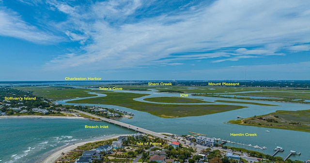 101 Palm Blvd Unit B3, Isle Of Palms, SC 29451 - drone / aerial view of a nearby body of water