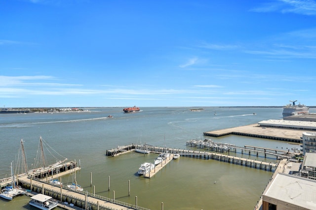 view of water feature