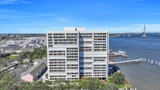 view of property featuring a water view