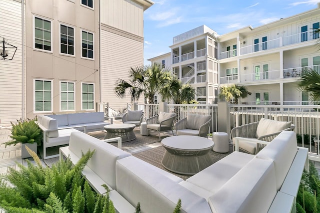 view of patio / terrace featuring outdoor lounge area