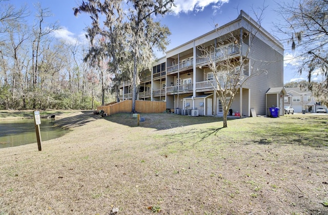 exterior space featuring an attached garage