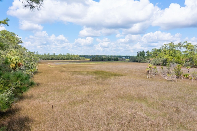 view of nature with a rural view