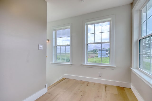 125 Oak Bay Dr, Georgetown, SC 29440 - unfurnished room with plenty of natural light and light wood-type flooring