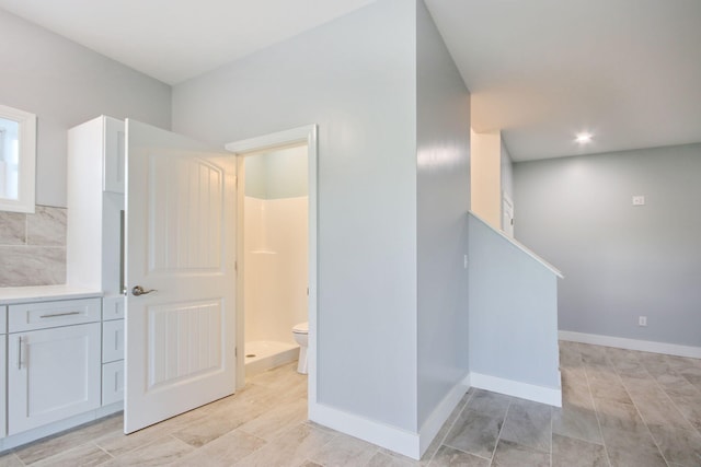 125 Oak Bay Dr, Georgetown, SC 29440 - stairs with baseboards
