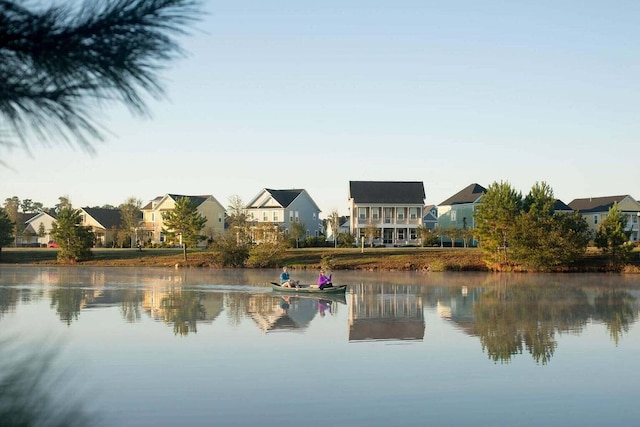 water view featuring nearby suburban area