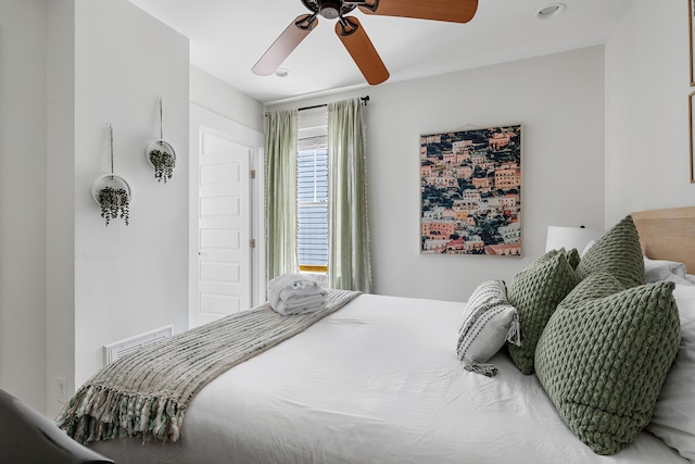 170 Spring St, Charleston, SC 29403 - bedroom with ceiling fan