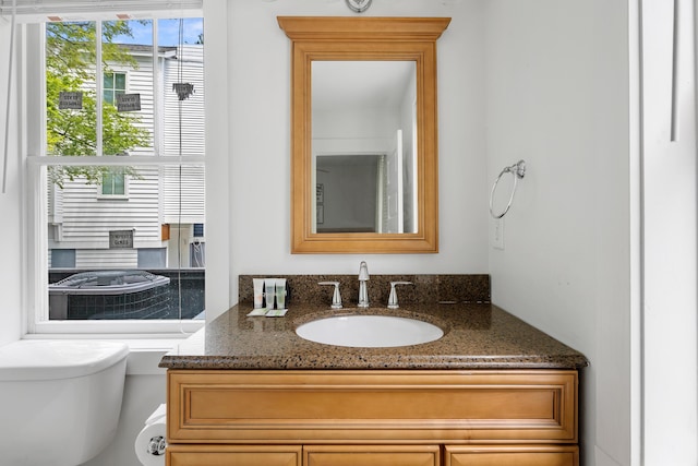 170 Spring St, Charleston, SC 29403 - half bathroom featuring vanity and toilet