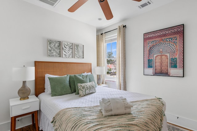 170 Spring St, Charleston, SC 29403 - bedroom with a ceiling fan