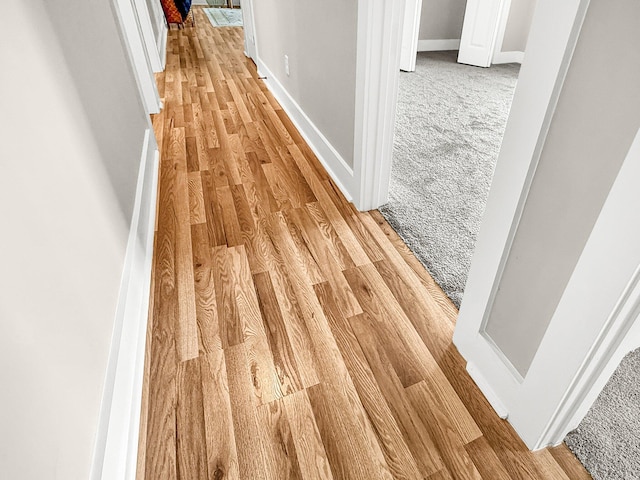6305 Lucille Dr, North Charleston, SC 29406 - hall with light wood-style flooring and baseboards