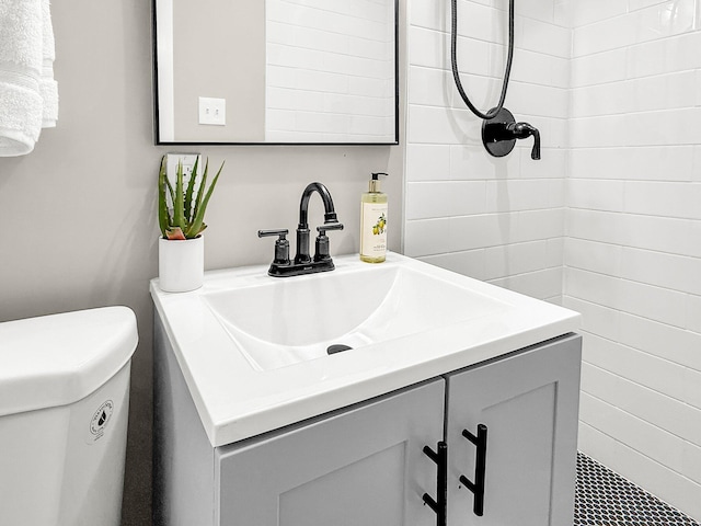 6305 Lucille Dr, North Charleston, SC 29406 - bathroom featuring vanity and toilet
