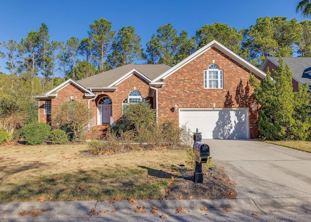 front of property featuring a garage