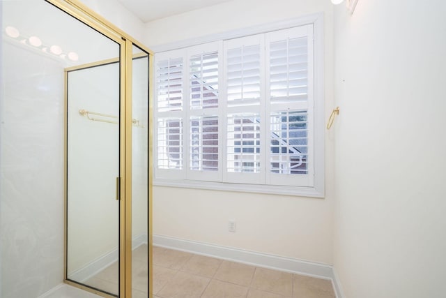 bathroom featuring tile patterned floors