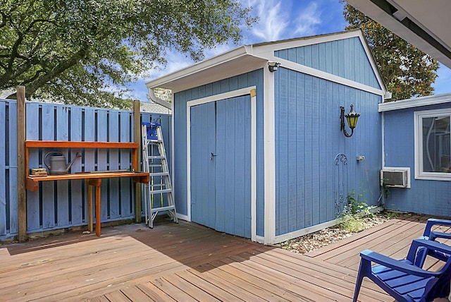 view of outbuilding