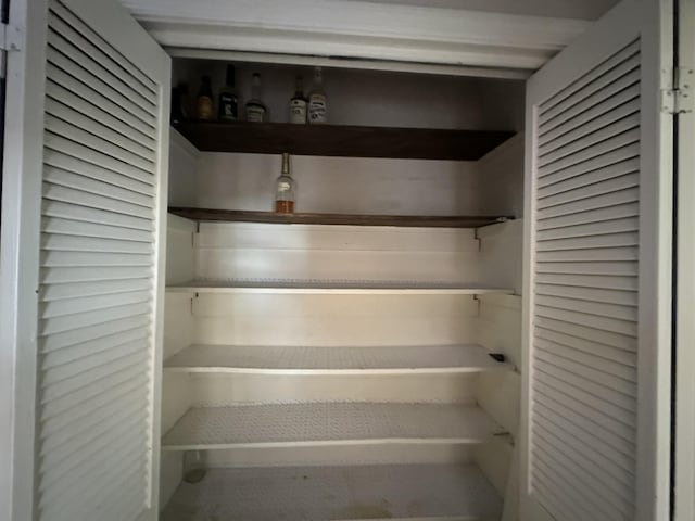 view of pantry