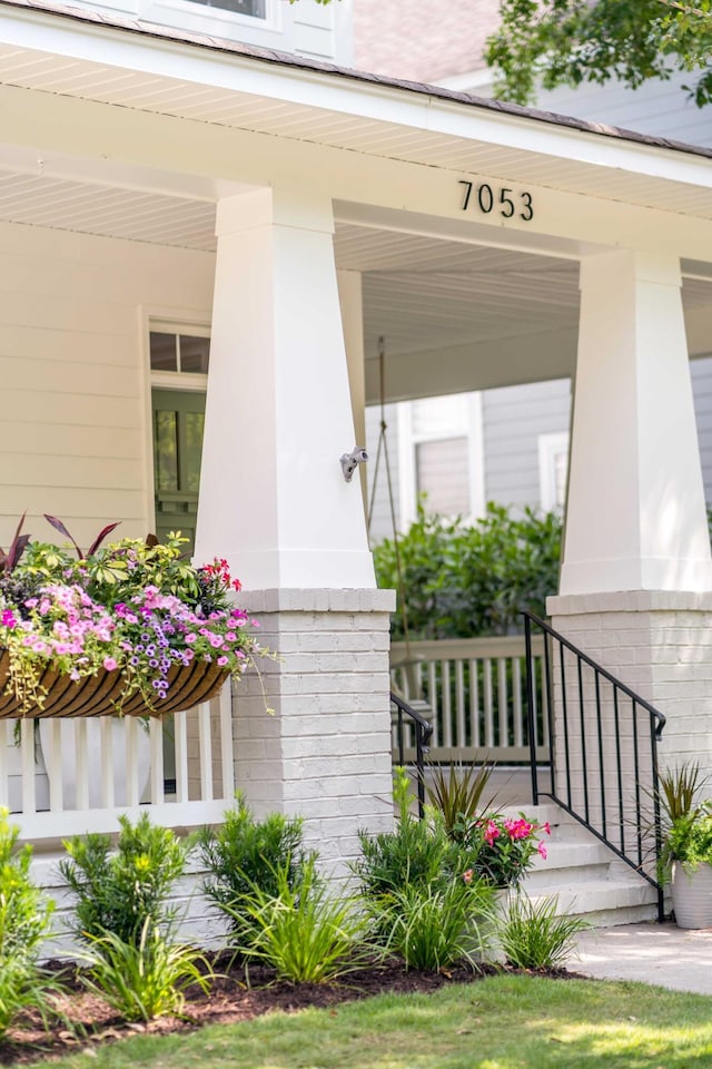 7053 Schooner St, Daniel Island, SC 29492 - property entrance featuring a porch