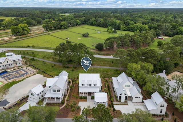3023 Eventide Dr, Johns Island, SC 29455 - view of rural area with a heavily wooded area