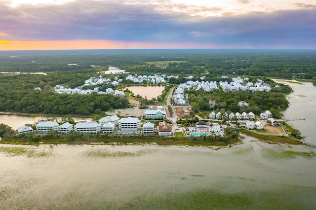 3023 Eventide Dr, Johns Island, SC 29455 - aerial view at dusk of a water view