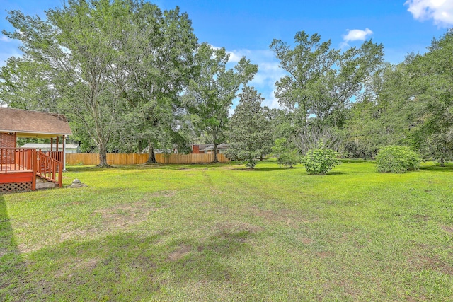 1023 Striper Ave, Moncks Corner, SC 29461 - view of yard featuring a deck