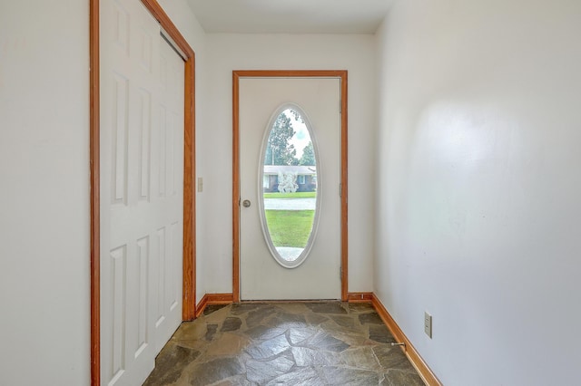 1023 Striper Ave, Moncks Corner, SC 29461 - foyer with stone flooring and baseboards
