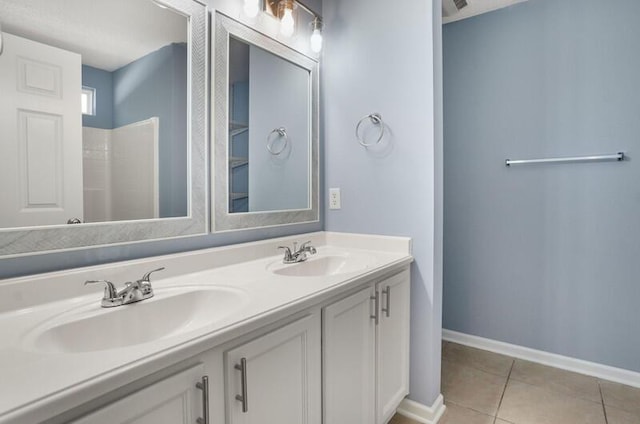 426 Colony Dr, Ridgeland, SC 29936 - bathroom featuring tile patterned flooring and vanity