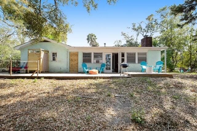 back of house featuring a patio