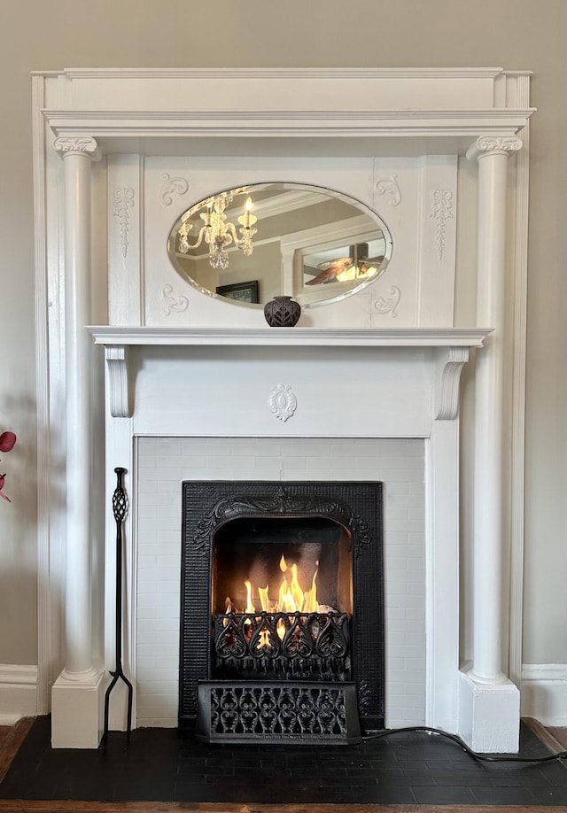 interior details featuring crown molding