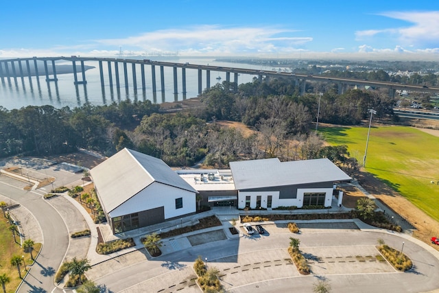 108 Fairbanks Oak Aly Unit 302, Daniel Island, SC 29492 - drone / aerial view of a notable bridge and a large body of water