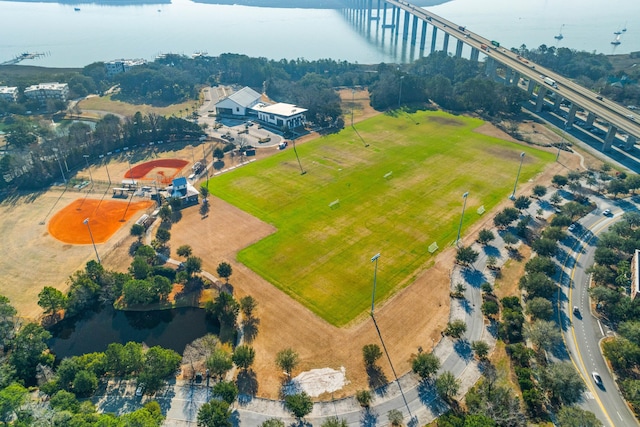 108 Fairbanks Oak Aly Unit 302, Daniel Island, SC 29492 - aerial view of a nearby body of water and a notable bridge