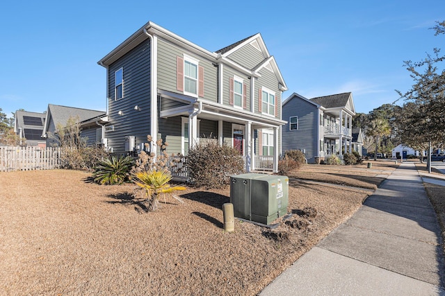 view of front of property