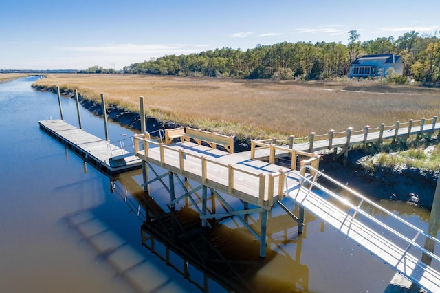 1519 John Fenwick Ln, Johns Island, SC 29455 - dock featuring a water view