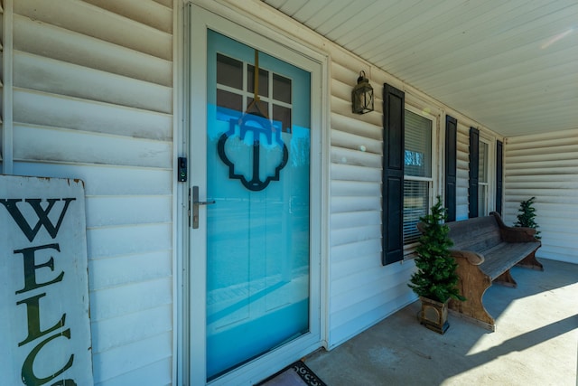 view of property entrance