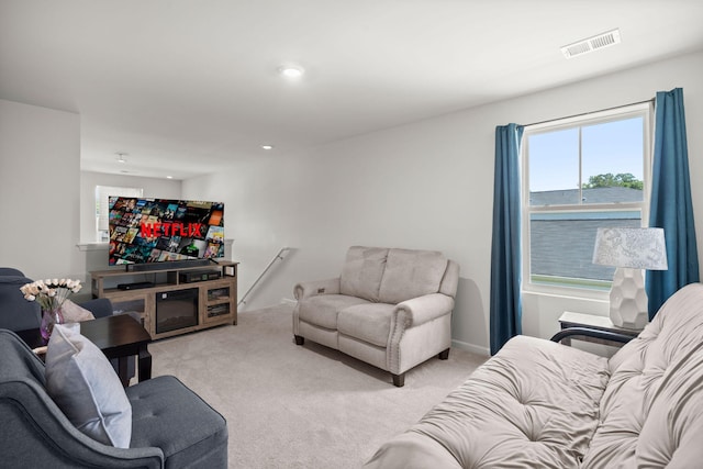 630 Jancus St, Charleston, SC 29414 - living area with light carpet and recessed lighting