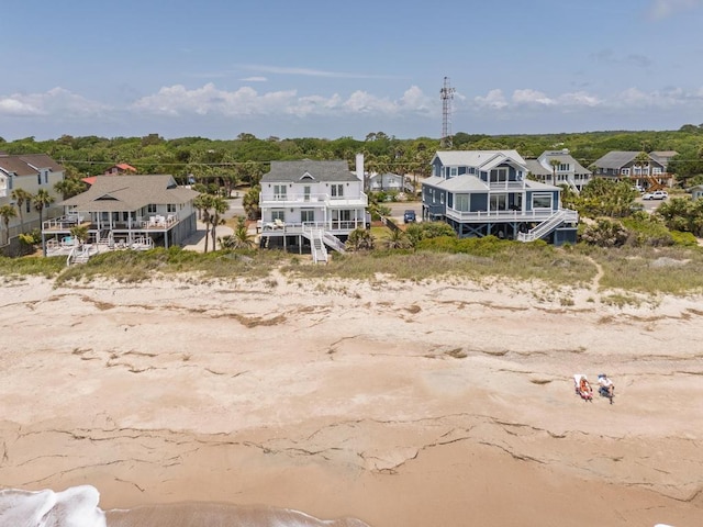 1404 Palmetto Blvd, Edisto Beach, SC 29438 - birds eye view of property with a residential view