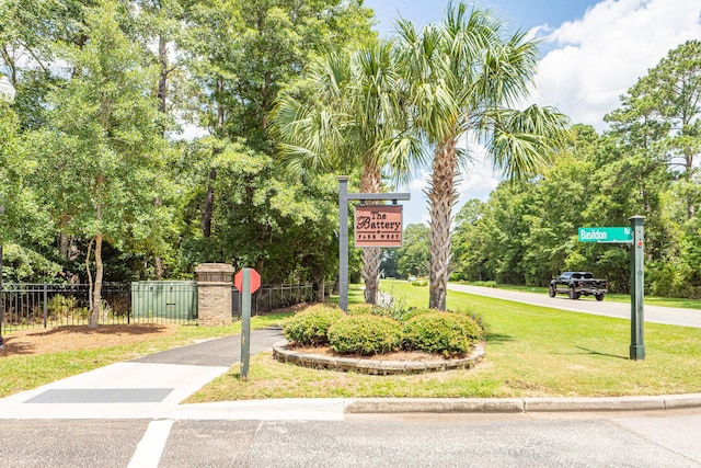 1121 Basildon Rd, Mount Pleasant, SC 29466 - community / neighborhood sign featuring view of wooded area