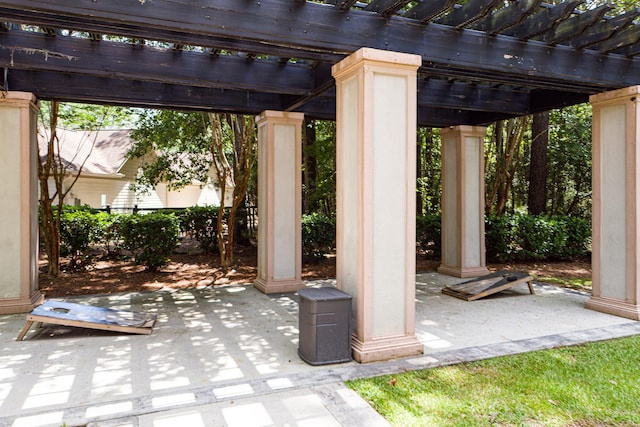 1121 Basildon Rd, Mount Pleasant, SC 29466 - view of patio / terrace with a pergola