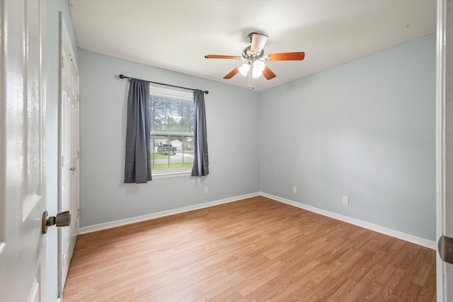 14 Aldene Ave, Goose Creek, SC 29445 - unfurnished room featuring light wood-style floors, ceiling fan, and baseboards