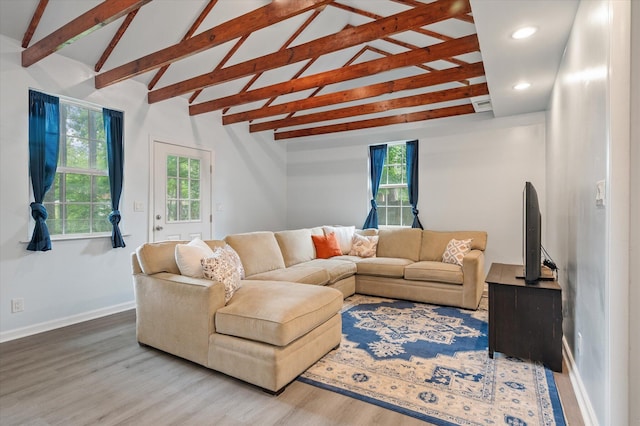 14 Aldene Ave, Goose Creek, SC 29445 - living area with wood finished floors, healthy amount of natural light, recessed lighting, and baseboards